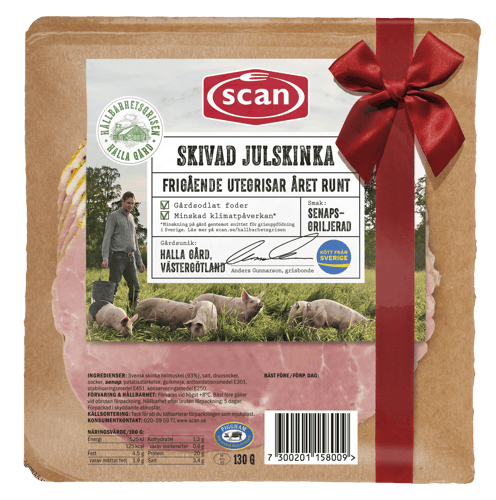 681156 JUSKINKA SKIVAD GRILJERAD HBG 130G OVAN