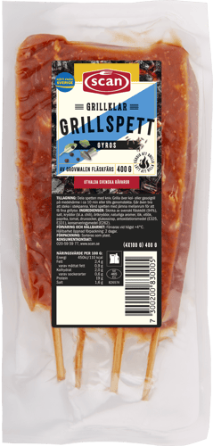 660830 Grillspett gyros ovan