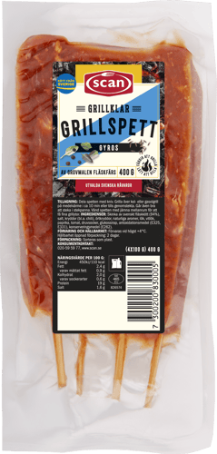 660830 Grillspett gyros ovan