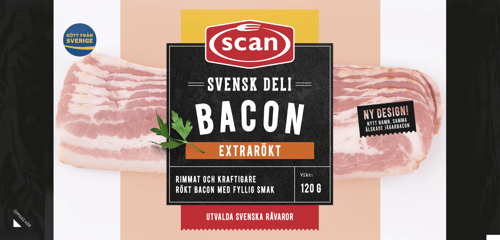 679337 Bacon deli extra rökt 120g ovan