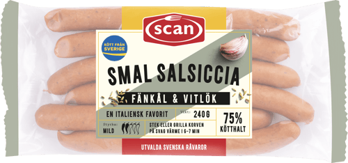 600130 Smal salsiccia 240g ovan