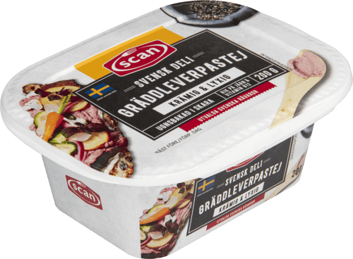 643146 Gräddleverpastej ungsbakad 200g vinkel