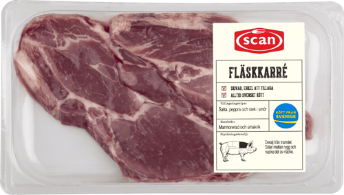 493131 Fläskkarré ovan