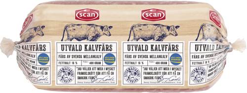 497702 UTVALD KALVFÄRS 400G OVAN