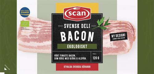 676836 Deli bacon ekologisk 120g ovan