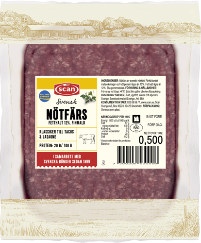 496530 Nötfärs 500g