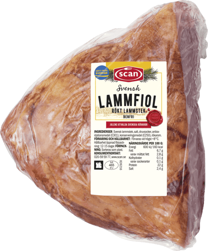 676368 Lammfiol rökt ovan