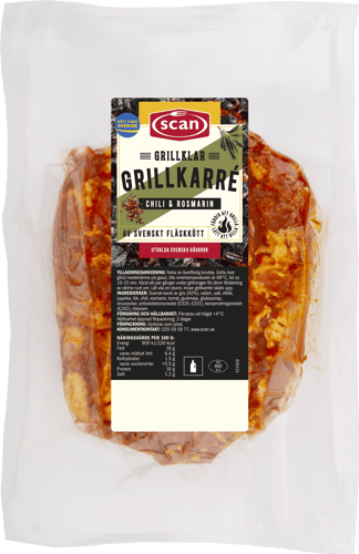 664966 Grillkarré chili rosmarin ovan