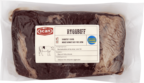 497406 Ryggbiff Skin ovan