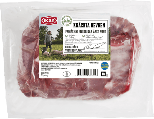 408302 Knäckta revben Halla gårdsgris
