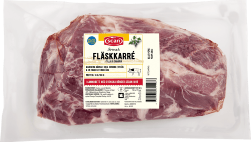 491916 Fläskkarré hel ovan