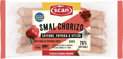 601246 Smal chorizo 240g ovan