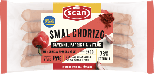 601246 Smal chorizo 240g ovan