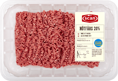 496571 Scan nötfärs 20% 1000g ovan