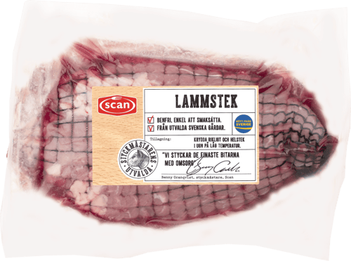497612 Lammstek nätad SMU ovan