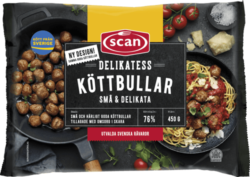 293578 Delikatesskottbullar 450g ovan