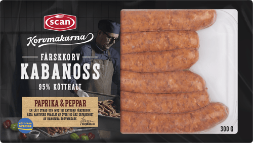 499431 KABANOS FÄRSKKORV KORVMAKARNA OVAN