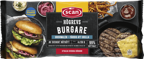 298911 Högrevsburgare 4x150g ovan