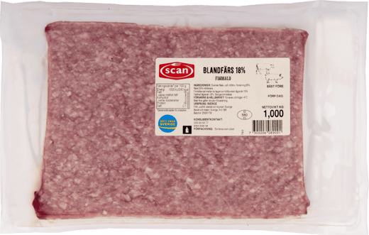 426089 Blandfärs 18% 1000g ovan