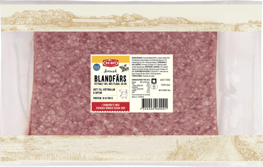 426089 Blandfärs 18% vac 1000g