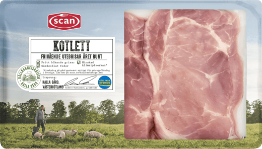 490053 Kotlett Hållbarhetsgrisen ovan
