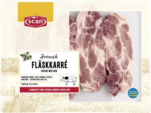 493031 Fläskkarre med ben