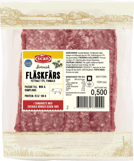 496730 Fläskfärs 500g