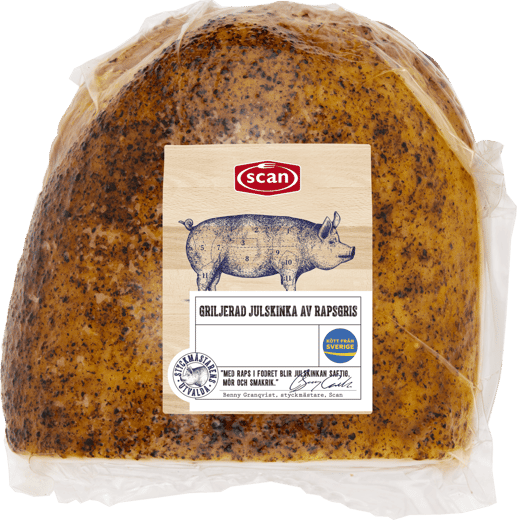683987 Styckmastarens Griljerad_Julskinka ovan