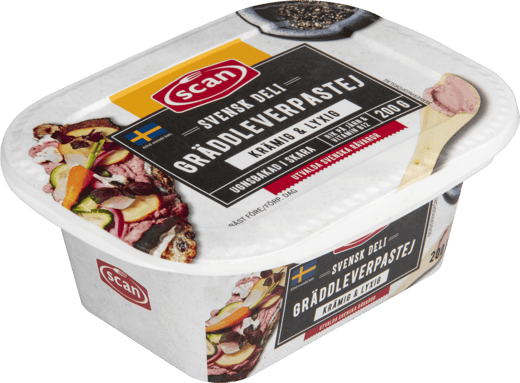 643146 Gräddleverpastej ungsbakad 200g vinkel