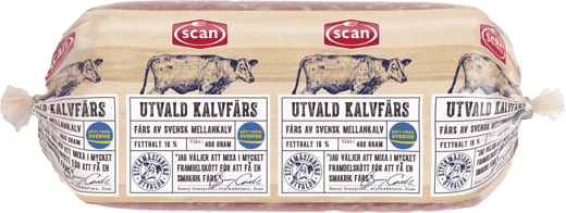 497702 UTVALD KALVFÄRS 400G OVAN