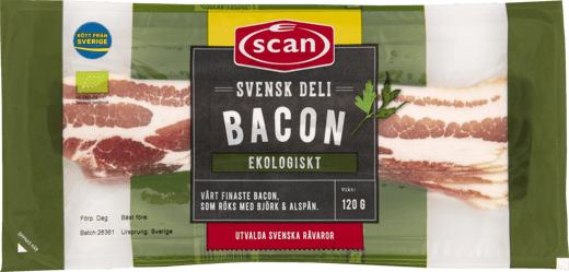 676836 Deli bacon ekologisk 120g