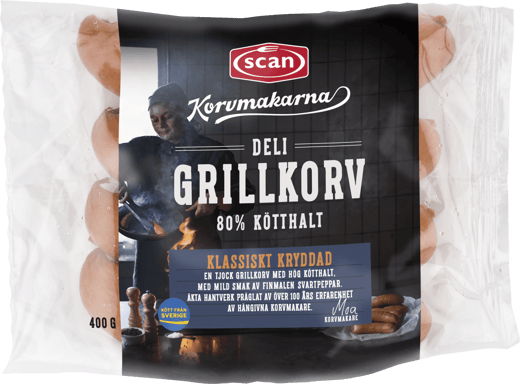 601156 DELI GRILLKORV400G_OVAN