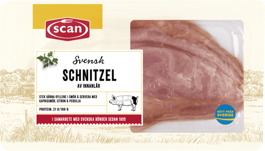 490437 Schnitzel av innanlår ca 300g