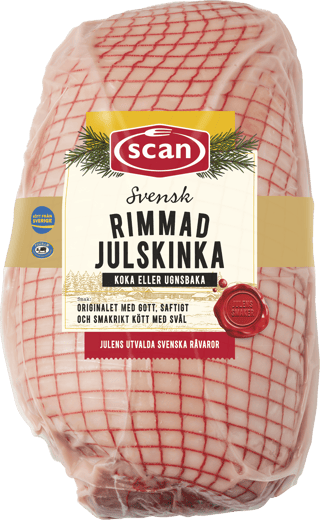 667888 PH julskinka rimmad stor färsk ovan