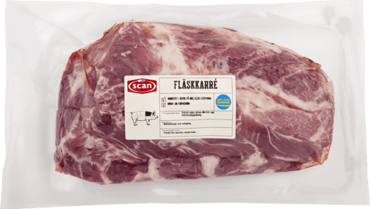 491916 Fläskkarré hel ovan