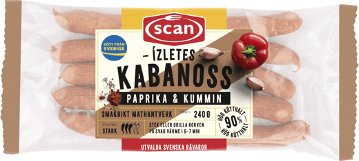 601956 Kabanoss 240g ovan
