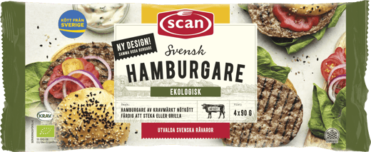298918 Hamburgare eko 4x90 ovan