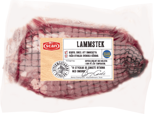 497612 Lammstek nätad SMU ovan