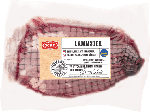 497612 Lammstek nätad SMU ovan