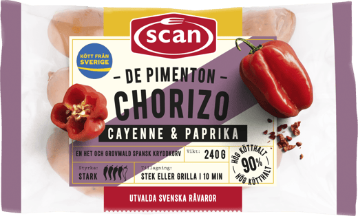 600246 Chorizo de pimenton 240g ovan