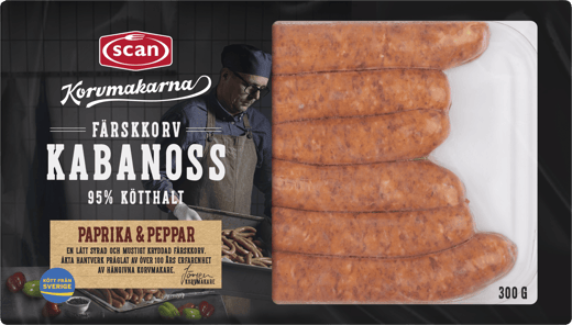 499431 KABANOS FÄRSKKORV KORVMAKARNA OVAN