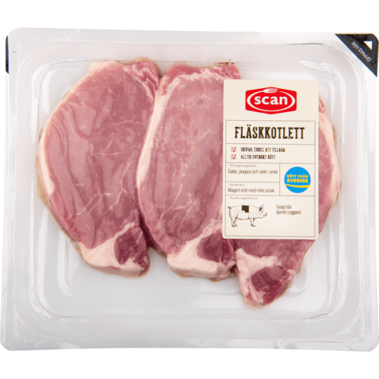 Kotlett skivad