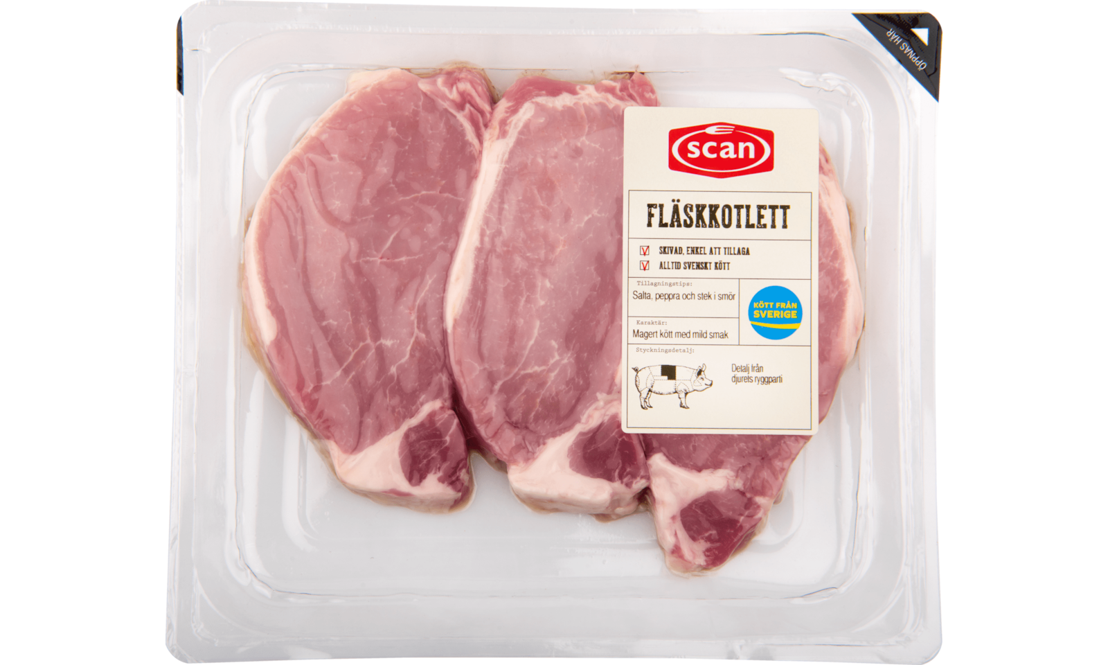 490032 kotlett skivad 375g ovan
