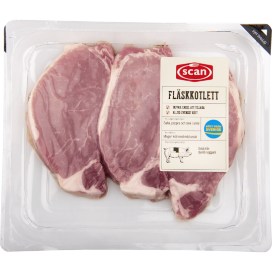 Kotlett skivad
