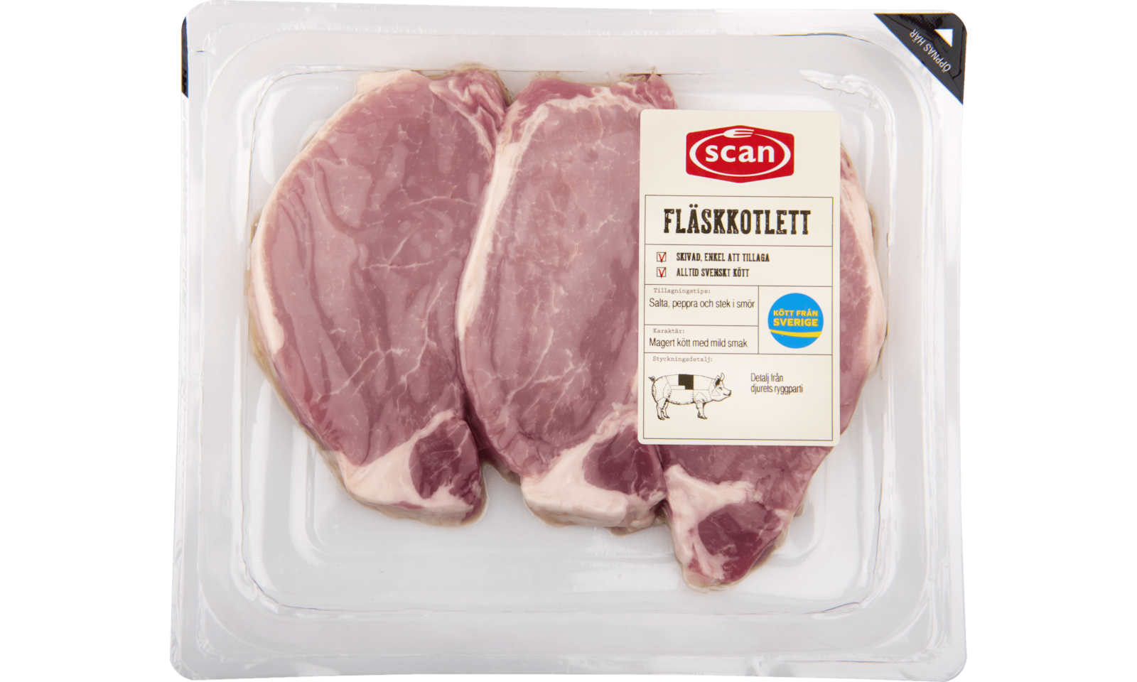 490032 kotlett skivad 375g ovan