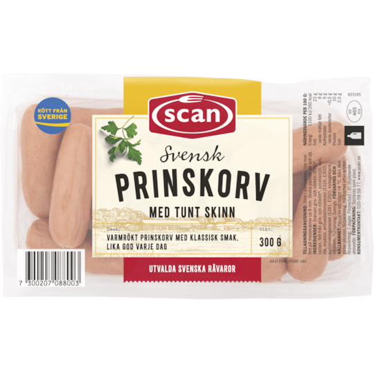 Prinskorv 300g