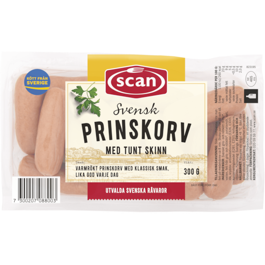 Prinskorv 300g