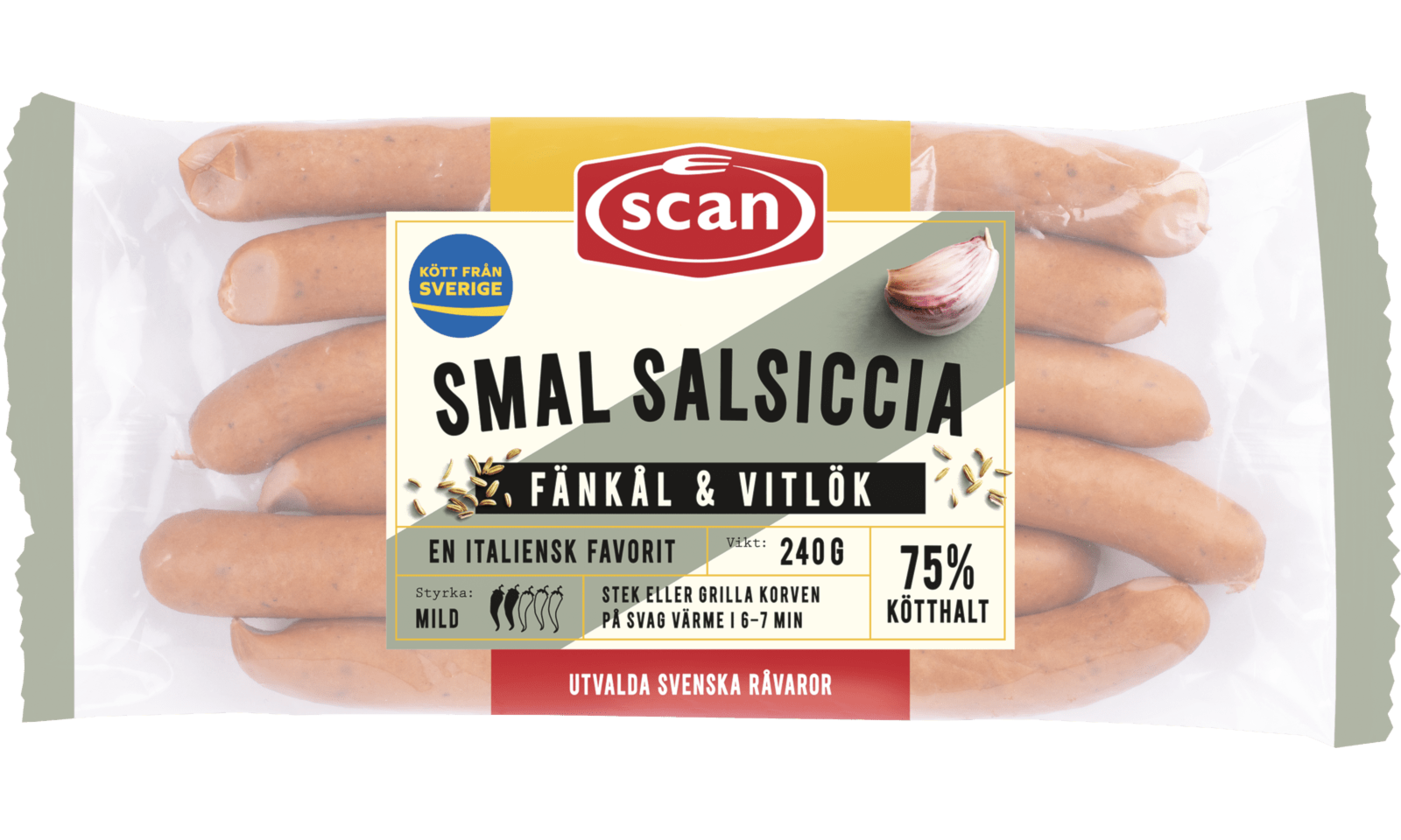 600130 Smal salsiccia 240g ovan