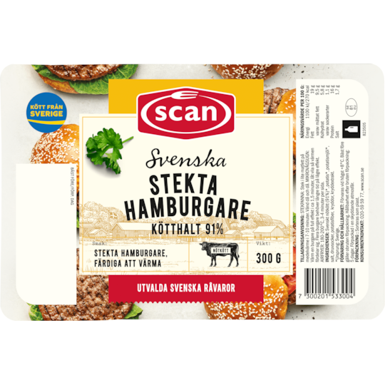 Stekta Hamburgare