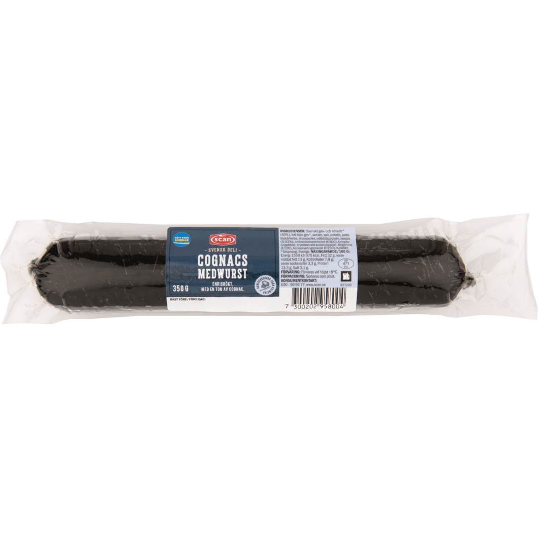 ENRISRÖKT COGNACSMEDWURST 350g